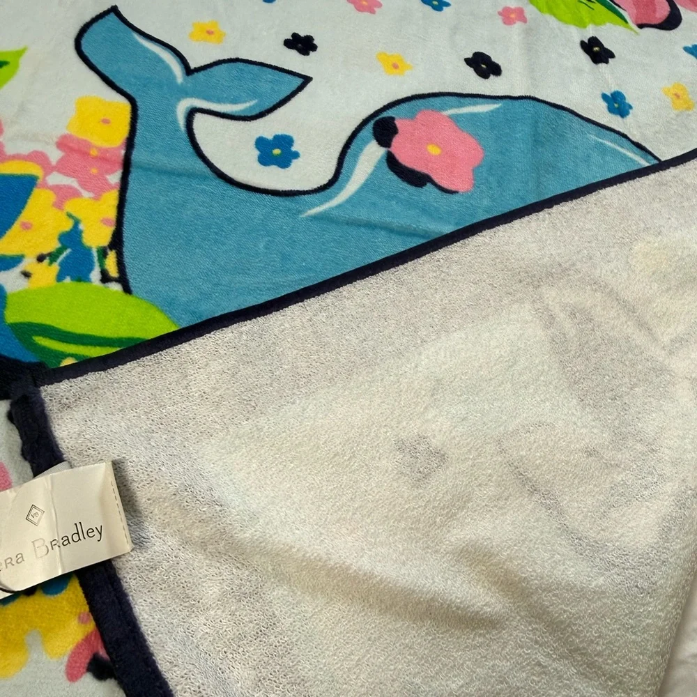 NWT Vera Bradley Marian Floral Beach Towel Retired Pattern